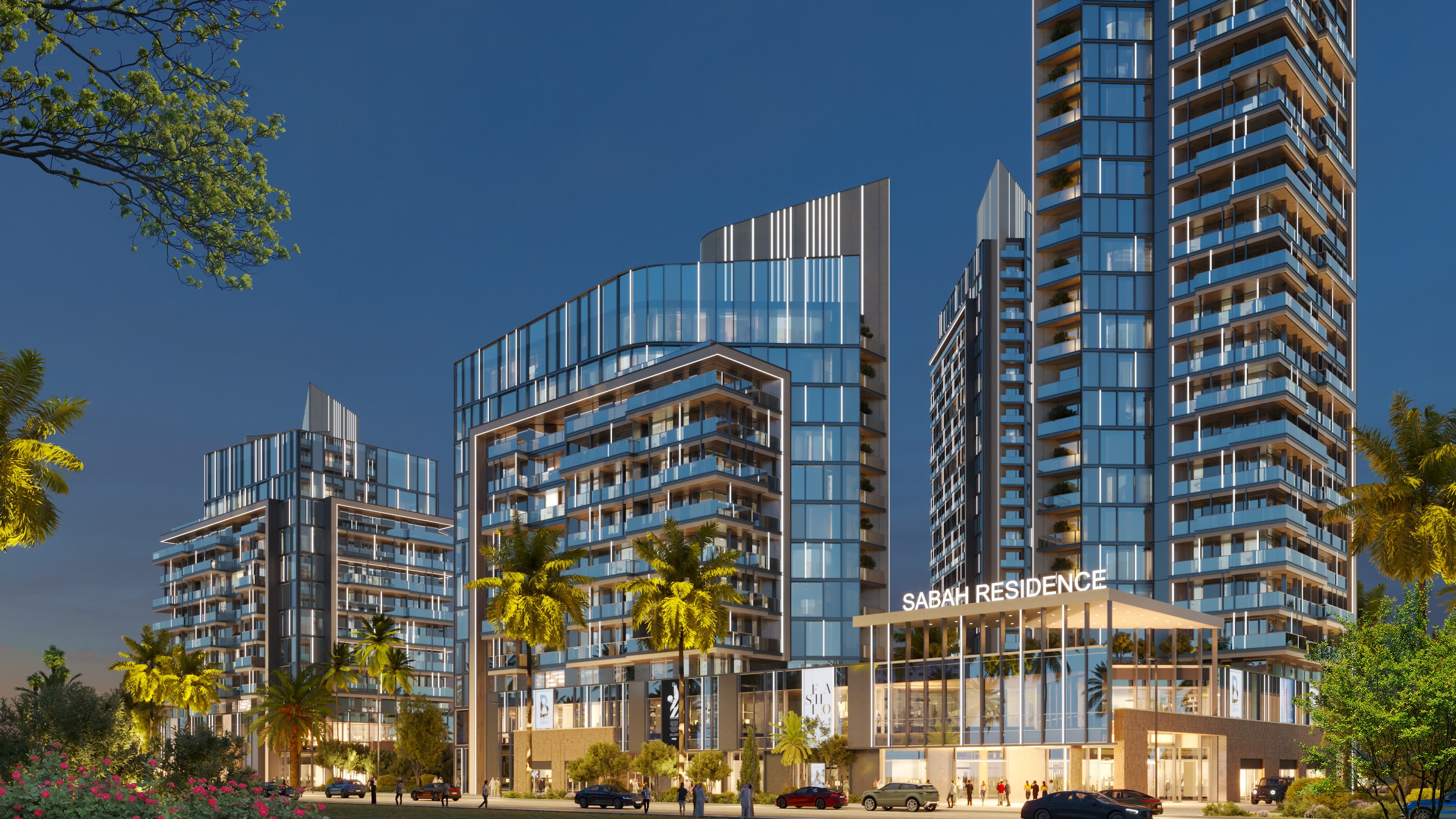 Sabah Towers — Exterior